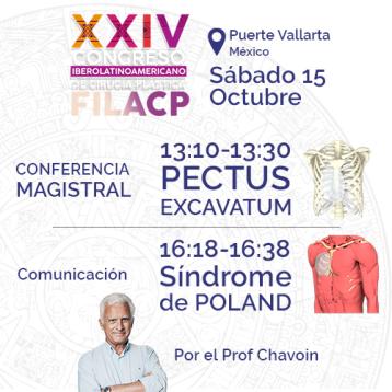 Comunicaciones del Pr Chavoin en el congreso FILACP