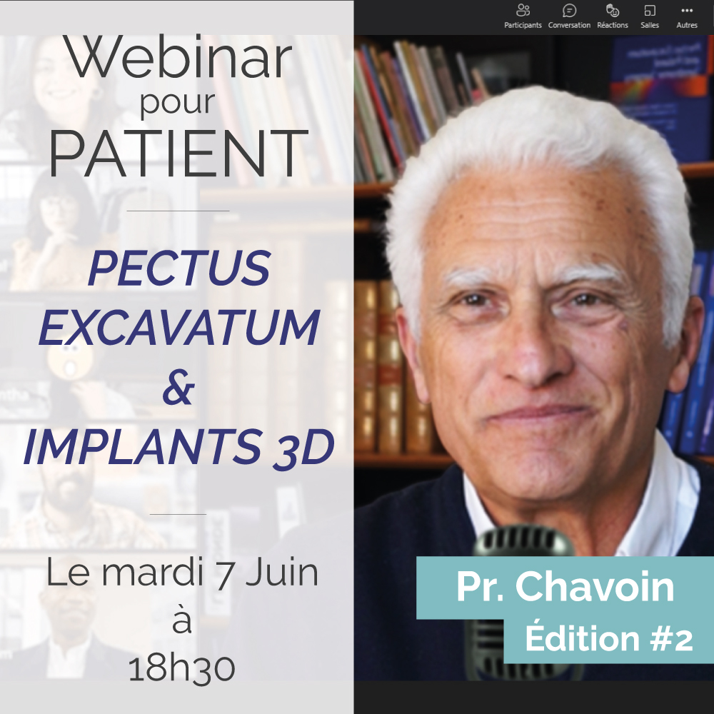 Webinar Pectus patient 2 par le Pr Chavoin