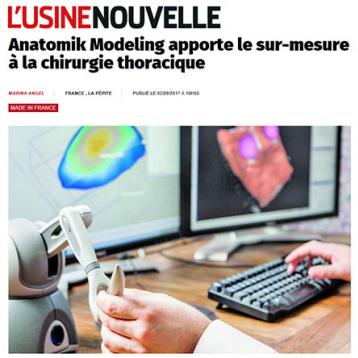 AnatomikModeling dans L&#039;Usine Nouvelle